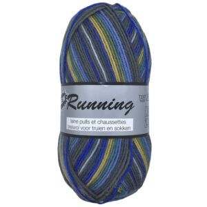 New Running gemêleerd grijsblauw 424