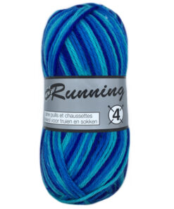 sokkenwol new running 4 turquoise blauw 905