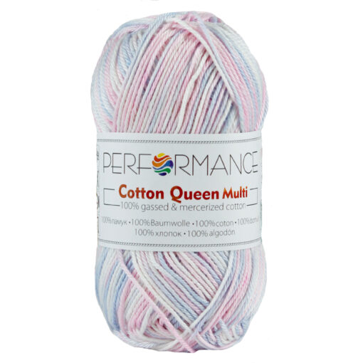 Cotton queen multi zacht pastel (10404) - katoen garen