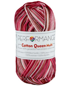 Cotton queen multi roze bruin (9074) - katoen garen