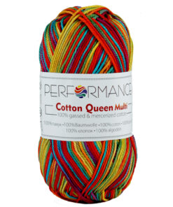 Cotton queen multi regenboog (9073) - katoen garen