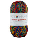 Cotton queen multi warm regenboog (9158) - katoen garen