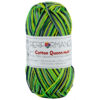 Cotton queen multi fel groen (9585) - katoen garen