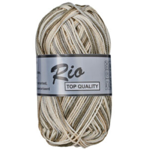 Rio multi, katoengaren, beige groen 637