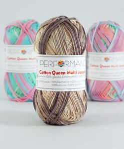 Cotton queen multi Jacquard bruin (10455) - katoen garen