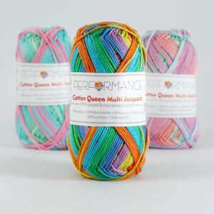Cotton queen multi Jacquard frisse pastel (10458) - katoen garen