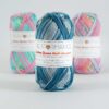Cotton queen multi Jacquard blauw (10489) - katoen garen