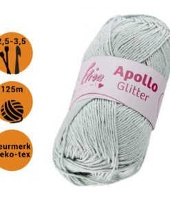 elisa apollo glitter 2705 grijs met label