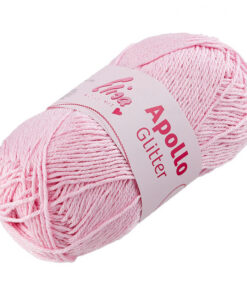 Apollo glitter roze (2706) - katoen garen
