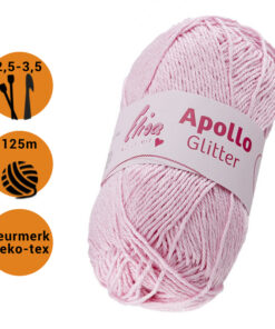 elisa apollo glitter 2706 roze met label
