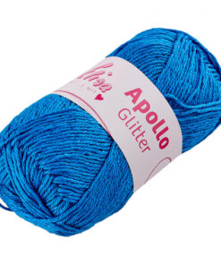 Apollo glitter blauw (2711) - katoen garen