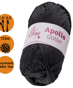 elisa apollo glitter 2712 zwart met label