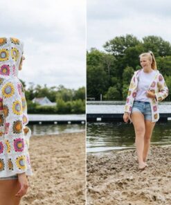 in-the-hood-cardigan-ivory met capuchon