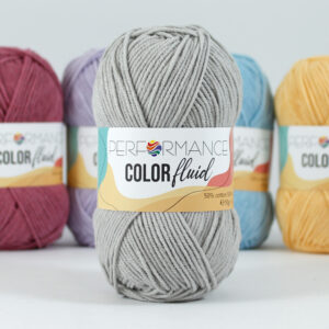 Color fluid licht grijs 3004 - katoen en acrylgaren