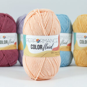 Color fluid zalm roze 3008 - katoen en acrylgaren