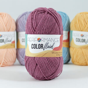Color fluid plume paars 3013 - katoen en acrylgaren