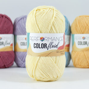 Color fluid zacht geel 3020 - katoen en acrylgaren