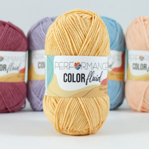 Color fluid geel 3021 - katoen en acrylgaren