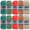 Cotton eight herfst bos kleuren - 10 bollen katoen garen