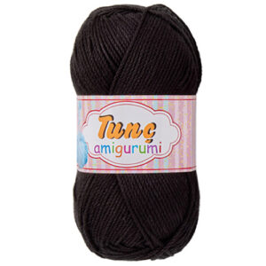 Tunc Amigurumi zwart (30) acrylgaren