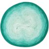 Creative Cotton degrade lucky 8 turquoise - groen ton sur ton verloopgaren