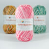 Cotton queen multi roze (9004) - katoen garen