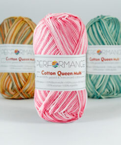 Cotton queen multi roze (9004) - katoen garen