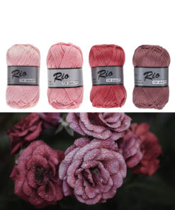 Ton sur ton vintage roze - Rio kleuren - 4 bollen