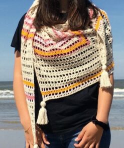 Haakpakket sjaal Meant to be shawl - Durable Cosy extra fine sfeerfoto