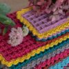 placemat en onderzetters wafelsteek