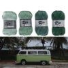 Ton sur ton vintage groen - Rio kleuren - 4 bollen