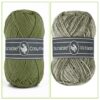 Durable cosy fine faded khaki en khaki