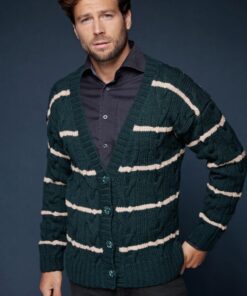patroon prato mannen vest groen 110