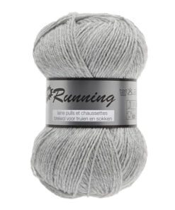 New Running uni licht grijs 003 - sokkenwol