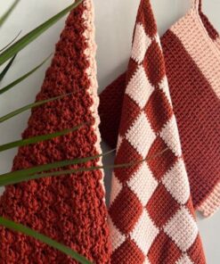 haakpatroon theedoek en handdoek - cosy fine garen van durable