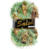 Lammy yarns Salsa groen bruin 654 - polyester garen