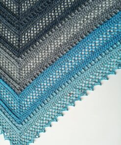 Candy Cane blauw lime 203 - katoen en acrylgaren - Afbeelding 2