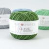 10-crochet-3346 mosgroen - haakgaren haakkatoen 10