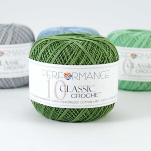 10-crochet-3346 mosgroen - haakgaren haakkatoen 10