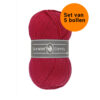 Durable Comfy deep red 317- 5 bollen microvezel acrylgaren