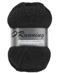 New Running uni zwart 001 - sokkenwol