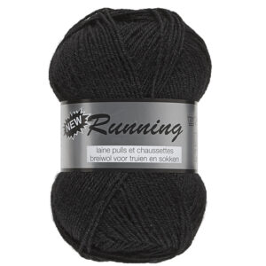 New Running uni zwart 001 - sokkenwol