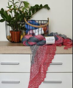 Candy Cane blauw lime 203 - katoen en acrylgaren - Afbeelding 3