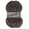 Canada tweed bruin (430) - wol en acrylgaren