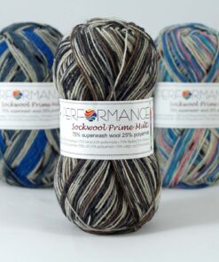 Sockwol Prime grijs bruin 17523 sokkenwol