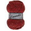 Canada tweed rood (440) - wol en acrylgaren