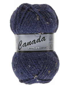 Canada tweed donker blauw (460) - wol en acrylgaren