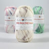 Cotton queen multi Jacquard beige (0301) - katoen garen