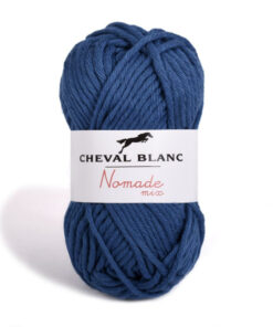 nomade-mix jeans blauw katoen en acrylgaren Cheval blanc