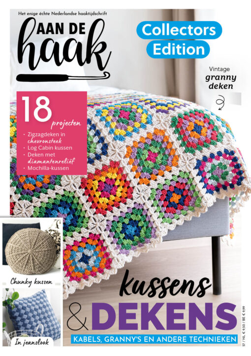 Aan de haak 57 kussens en dekens - haaktijdschrift